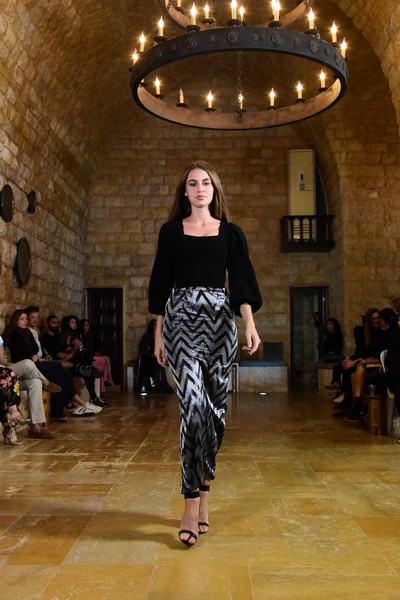 Hope Wears Lebanese Fashion Runway part 2 